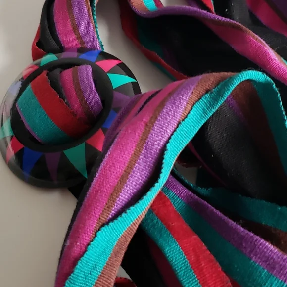 Boho Fabric Belt - Picture 3 of 7